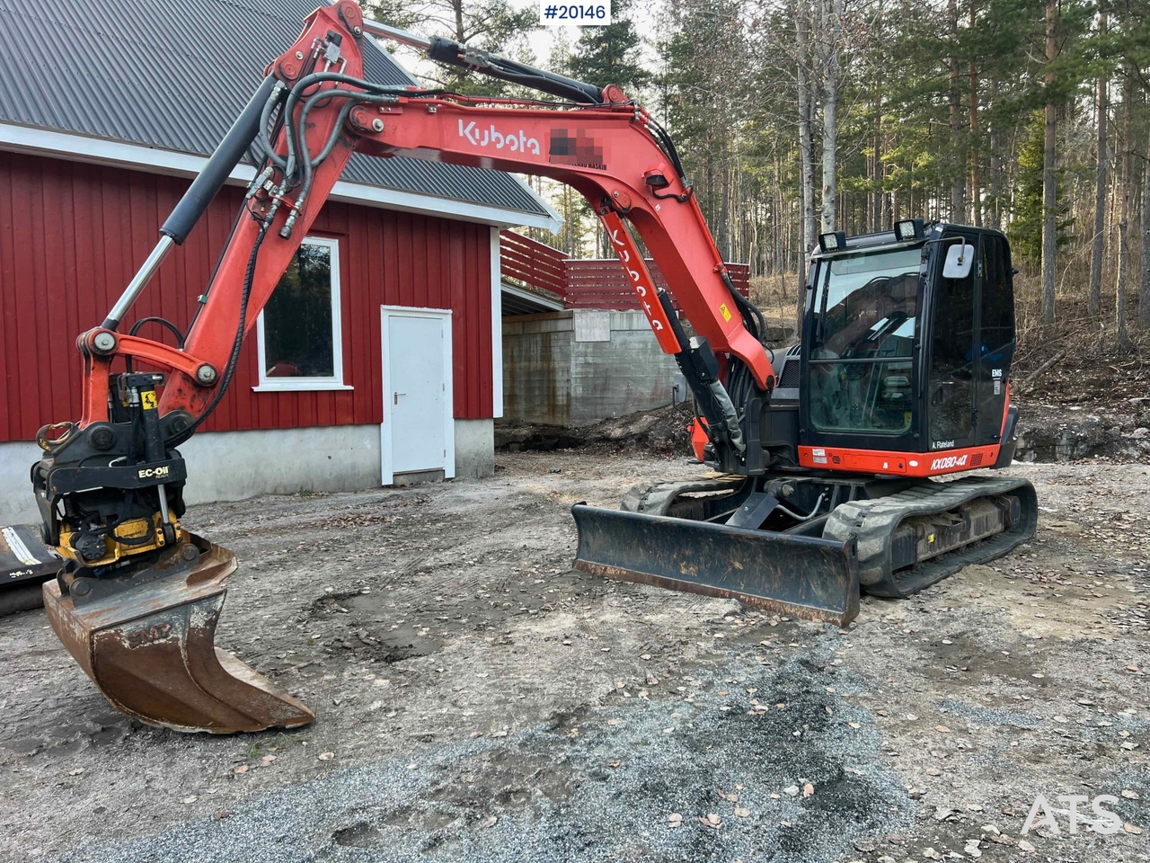 Kubota KX080-4 - 굴착기 : 사진 1 Kubota KX080-4 - 굴착기 : 사진 1