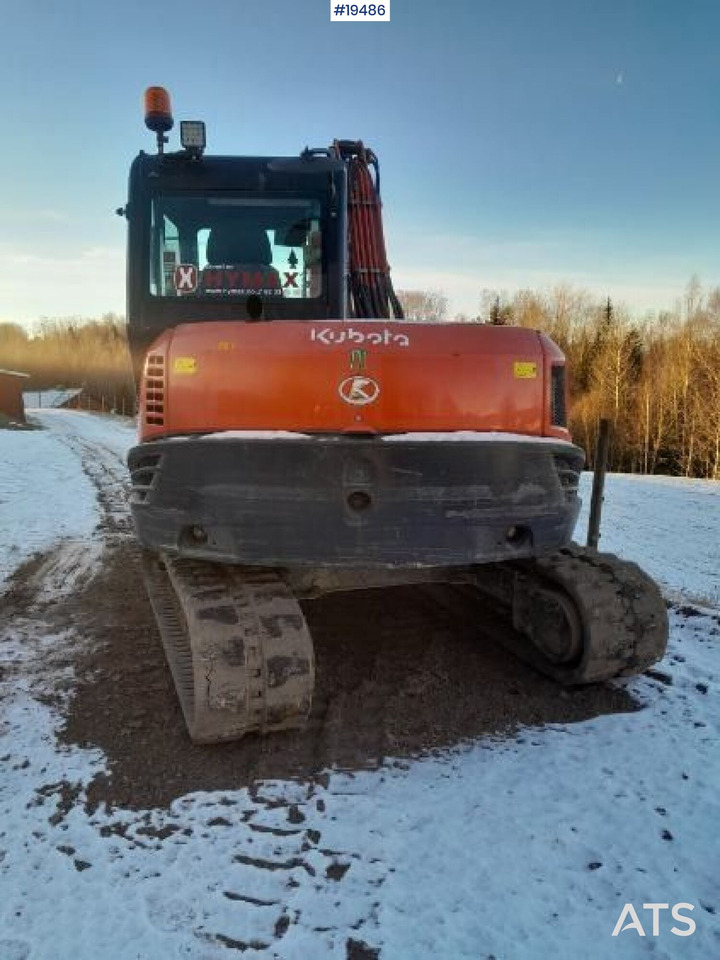 Kubota KX080-4 - 굴착기 : 사진 4 Kubota KX080-4 - 굴착기 : 사진 4