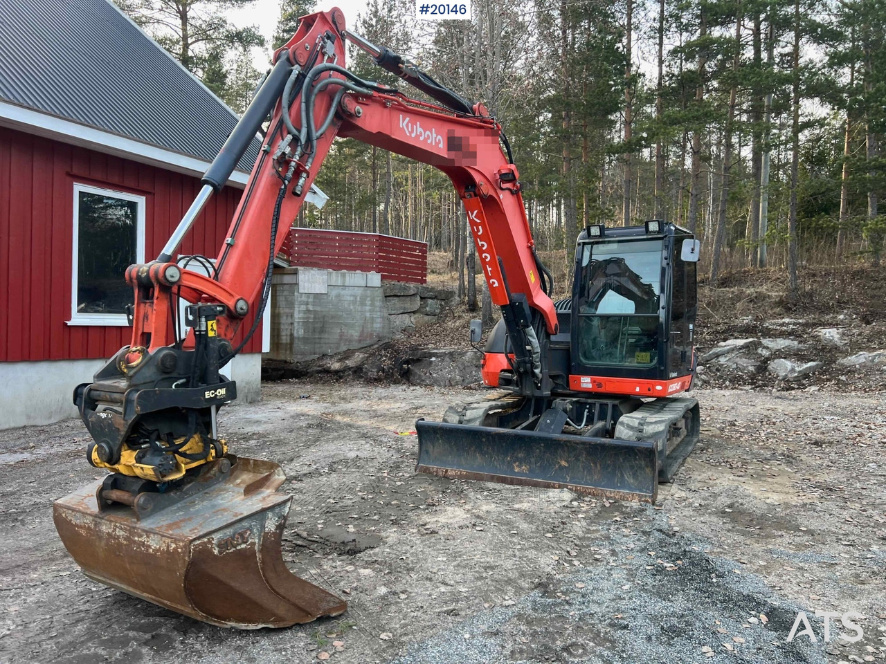 Kubota KX080-4 - 굴착기 : 사진 2 Kubota KX080-4 - 굴착기 : 사진 2