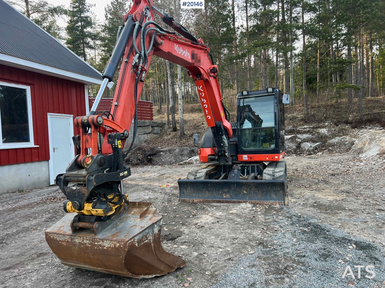 Kubota KX080-4 - 굴착기 : 사진 3 Kubota KX080-4 - 굴착기 : 사진 3
