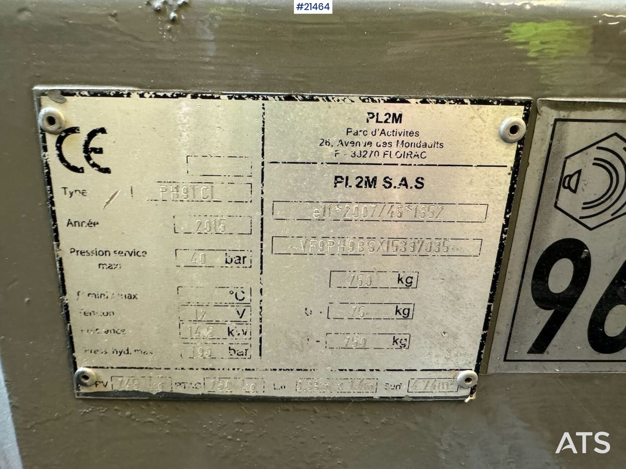 Lancy PH9TCL Gysepumpe - 고정식 콘크리트 펌프 : 사진 4 Lancy PH9TCL Gysepumpe - 고정식 콘크리트 펌프 : 사진 4