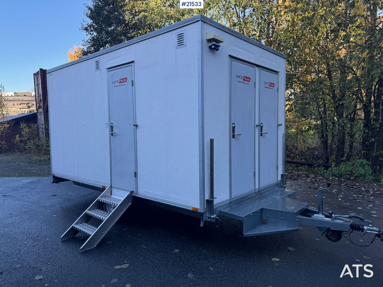 Letthus brakke - 건설 컨테이너, 트레일러 : 사진 1 Letthus brakke - 건설 컨테이너, 트레일러 : 사진 1