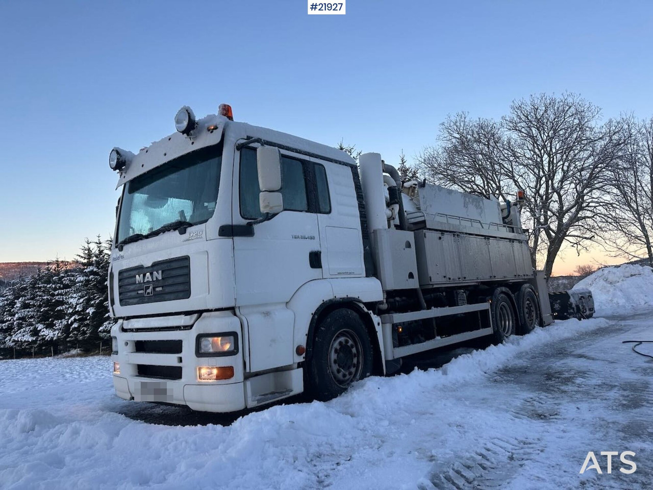 MAN TGA 26.430 6x2 sug-/spylebil m/ Maskoflex påbygg. SE VIDEO. - 진공 흡입 트럭 : 사진 1 MAN TGA 26.430 6x2 sug-/spylebil m/ Maskoflex påbygg. SE VIDEO. - 진공 흡입 트럭 : 사진 1