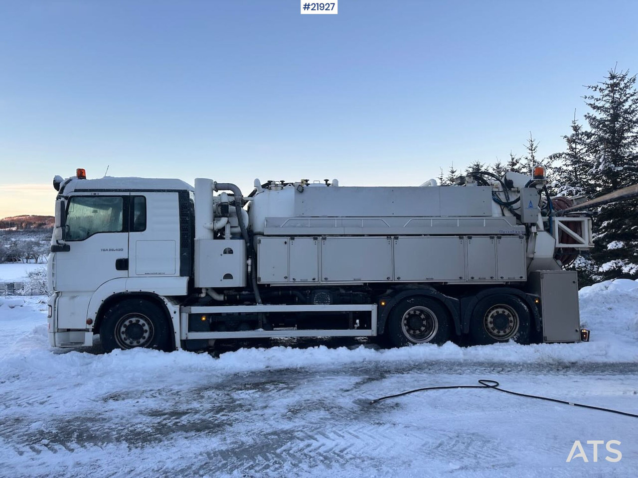 MAN TGA 26.430 6x2 sug-/spylebil m/ Maskoflex påbygg. SE VIDEO. - 진공 흡입 트럭 : 사진 3 MAN TGA 26.430 6x2 sug-/spylebil m/ Maskoflex påbygg. SE VIDEO. - 진공 흡입 트럭 : 사진 3