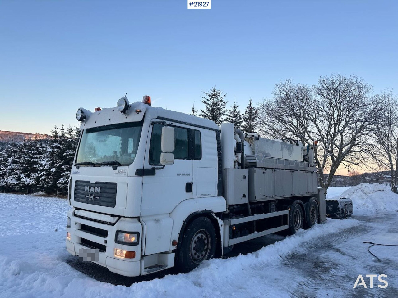 MAN TGA 26.430 6x2 sug-/spylebil m/ Maskoflex påbygg. SE VIDEO. - 진공 흡입 트럭 : 사진 2 MAN TGA 26.430 6x2 sug-/spylebil m/ Maskoflex påbygg. SE VIDEO. - 진공 흡입 트럭 : 사진 2