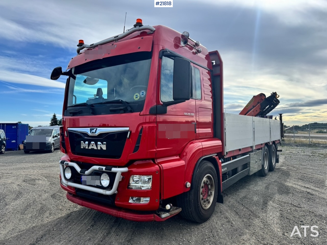 MAN TGS 26.500 6x4 Kranbil m/ 19 t/m Bakmontert kran. SE VIDEO - 크레인 트럭 : 사진 1 MAN TGS 26.500 6x4 Kranbil m/ 19 t/m Bakmontert kran. SE VIDEO - 크레인 트럭 : 사진 1
