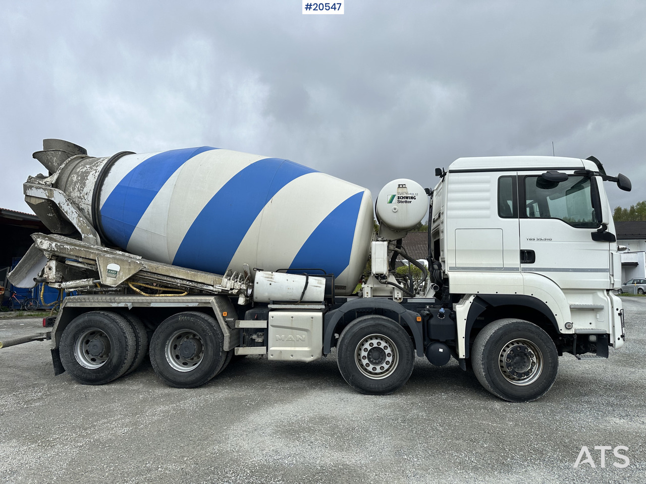 MAN TGS 35.510 8x4 betongbil med 9 meter hydr. renne (gullavtale) - 콘크리트 믹서 트럭 : 사진 5 MAN TGS 35.510 8x4 betongbil med 9 meter hydr. renne (gullavtale) - 콘크리트 믹서 트럭 : 사진 5