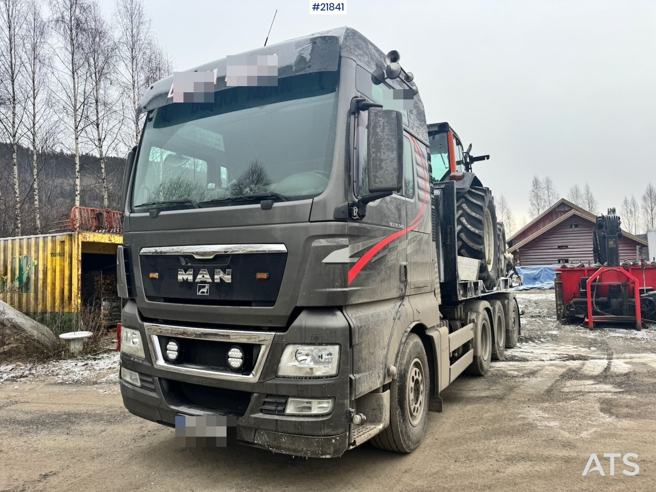 MAN TGX 35.540 Tridem Krokbil m/ Kranhydraulikk. - 후크 리프트 트럭 : 사진 1 MAN TGX 35.540 Tridem Krokbil m/ Kranhydraulikk. - 후크 리프트 트럭 : 사진 1
