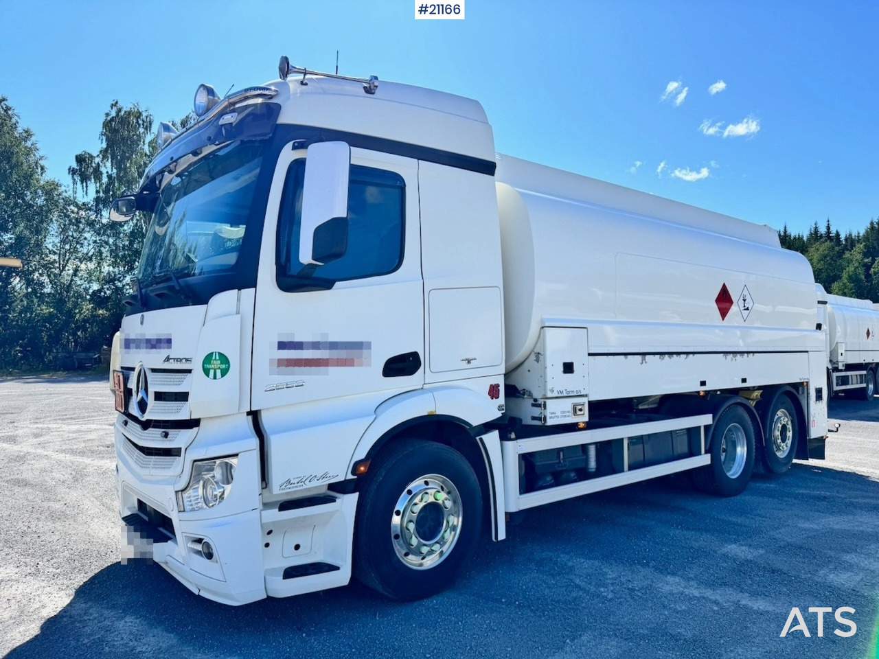 Mercedes Actros 2553 - 유조트럭 : 사진 2 Mercedes Actros 2553 - 유조트럭 : 사진 2