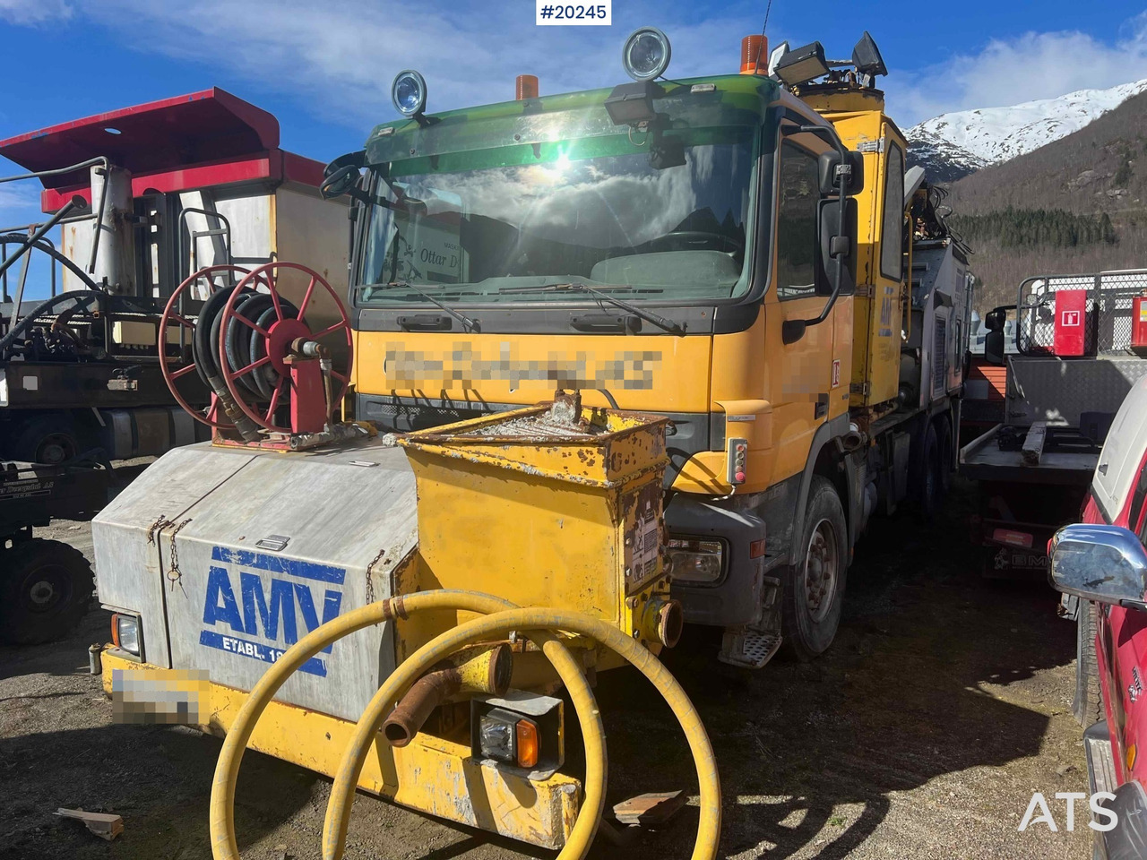 Mercedes Actros 2641 6x4 M/ 2008 AMV 7450 Betong sprøyterigg påbygg - 콘크리트 펌프 트럭 : 사진 4 Mercedes Actros 2641 6x4 M/ 2008 AMV 7450 Betong sprøyterigg påbygg - 콘크리트 펌프 트럭 : 사진 4