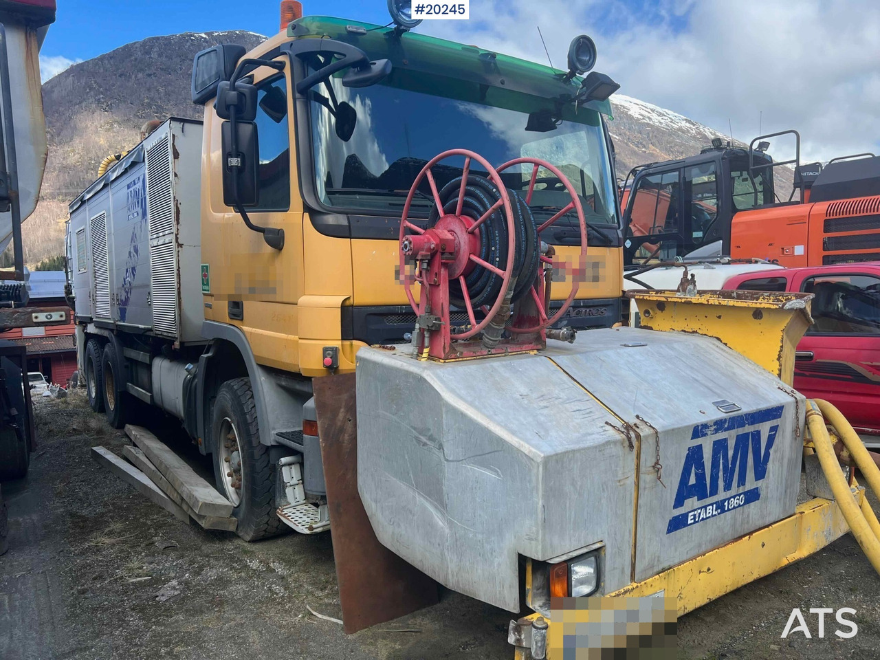 Mercedes Actros 2641 6x4 M/ 2008 AMV 7450 Betong sprøyterigg påbygg - 콘크리트 펌프 트럭 : 사진 1 Mercedes Actros 2641 6x4 M/ 2008 AMV 7450 Betong sprøyterigg påbygg - 콘크리트 펌프 트럭 : 사진 1