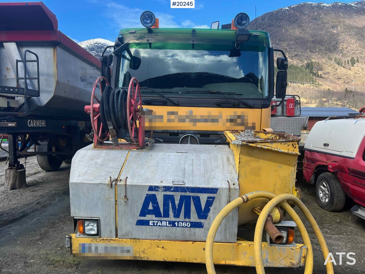 Mercedes Actros 2641 6x4 M/ 2008 AMV 7450 Betong sprøyterigg påbygg - 콘크리트 펌프 트럭 : 사진 2 Mercedes Actros 2641 6x4 M/ 2008 AMV 7450 Betong sprøyterigg påbygg - 콘크리트 펌프 트럭 : 사진 2