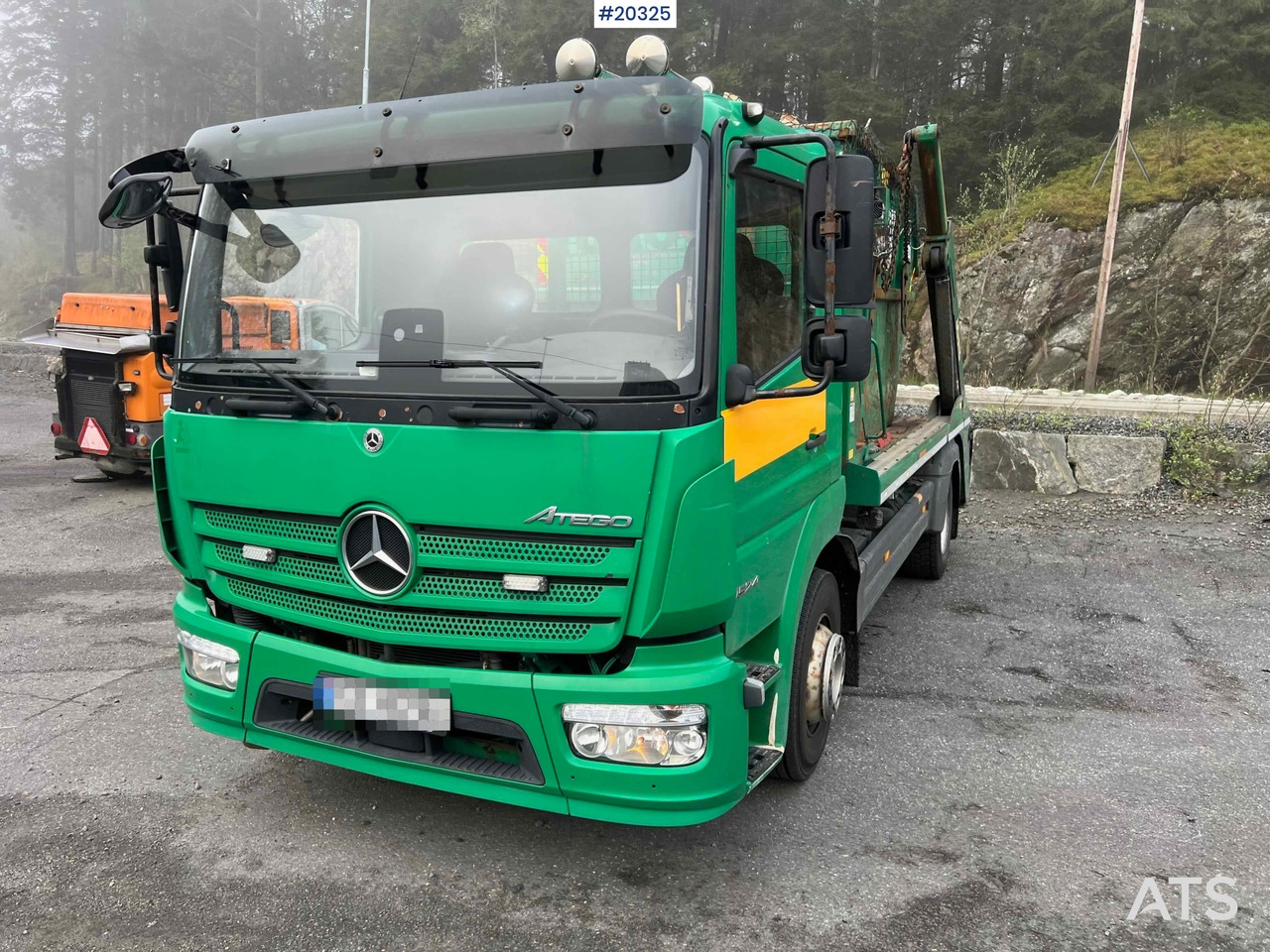 Mercedes Atego 1524 - 스킵 로더 트럭 : 사진 2 Mercedes Atego 1524 - 스킵 로더 트럭 : 사진 2