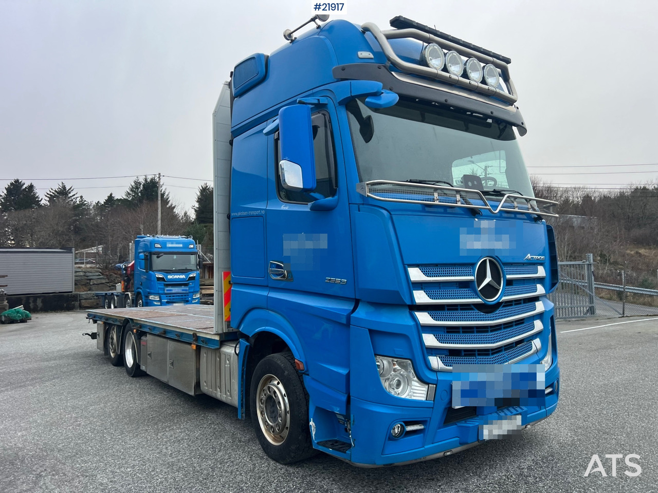 Mercedes-Benz Actros 6x2 planbil m/ 2012 konar 2 akslet plankjerre - 드롭사이드/ 플랫베드 트럭 : 사진 4 Mercedes-Benz Actros 6x2 planbil m/ 2012 konar 2 akslet plankjerre - 드롭사이드/ 플랫베드 트럭 : 사진 4