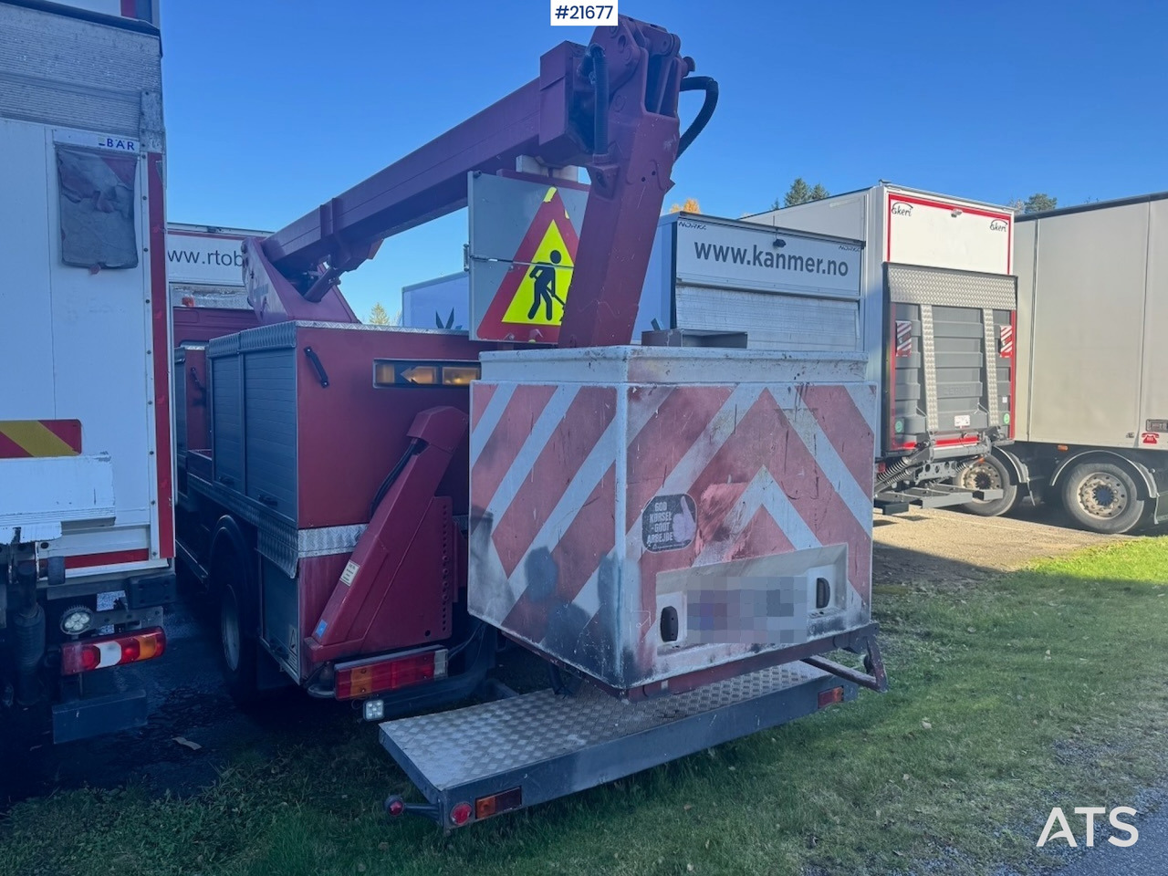 Mercedes-Benz Mercedes Atego 4x2 18 meters Liftbil - 트럭 탑재 고가작업 플랫폼 : 사진 3 Mercedes-Benz Mercedes Atego 4x2 18 meters Liftbil - 트럭 탑재 고가작업 플랫폼 : 사진 3