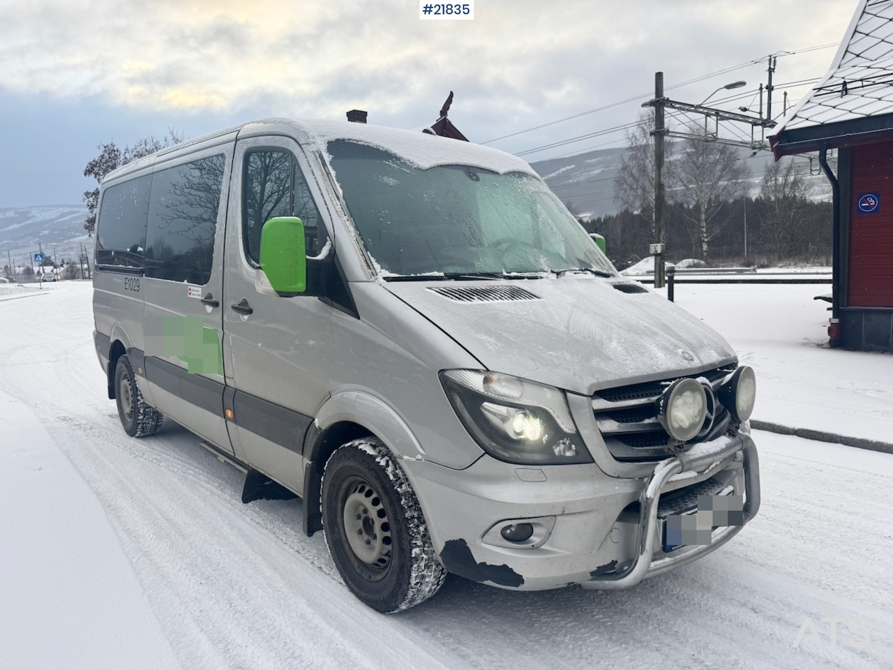 소형 버스, 승합차 Mercedes Sprinter 316 Minibuss. 9 seter og Rullestolrampe. SE VIDEO : 사진 8