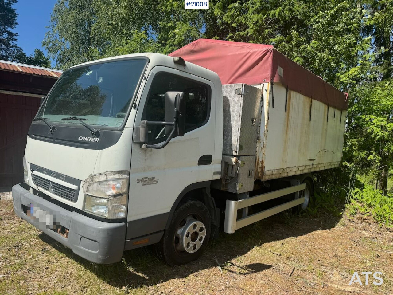Mitsubishi Fuso Canter - 드롭사이드/ 플랫베드 트럭 : 사진 1 Mitsubishi Fuso Canter - 드롭사이드/ 플랫베드 트럭 : 사진 1