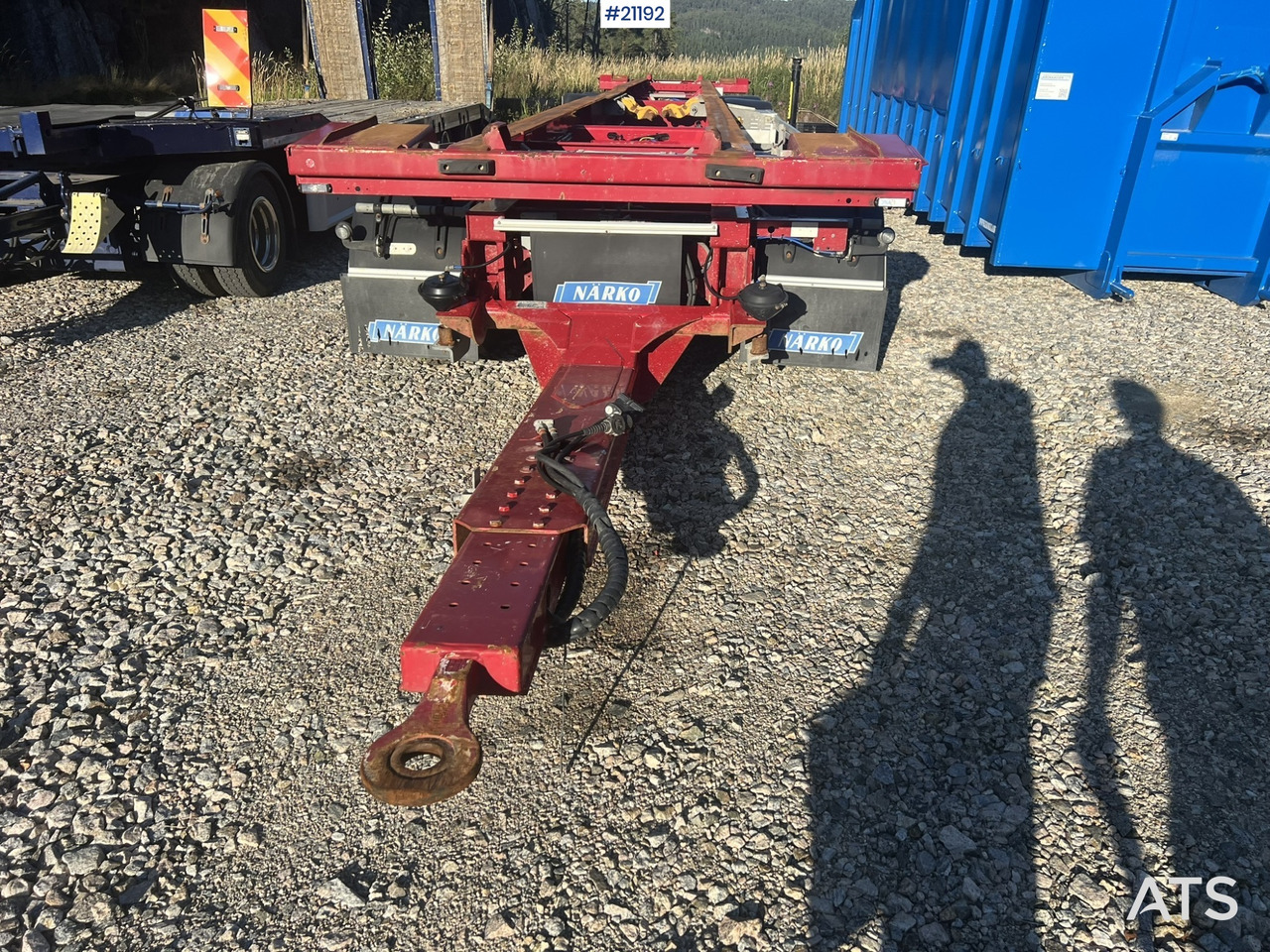 Narko 4 akslet container henger - 롤오프/ 스킵 트레일러 : 사진 4 Narko 4 akslet container henger - 롤오프/ 스킵 트레일러 : 사진 4