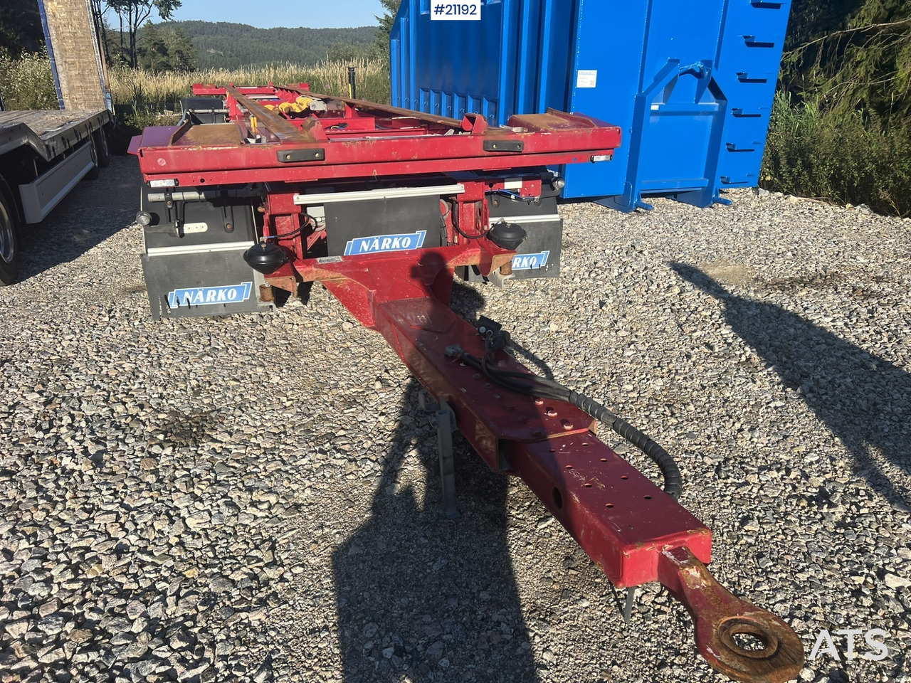 Narko 4 akslet container henger - 롤오프/ 스킵 트레일러 : 사진 5 Narko 4 akslet container henger - 롤오프/ 스킵 트레일러 : 사진 5