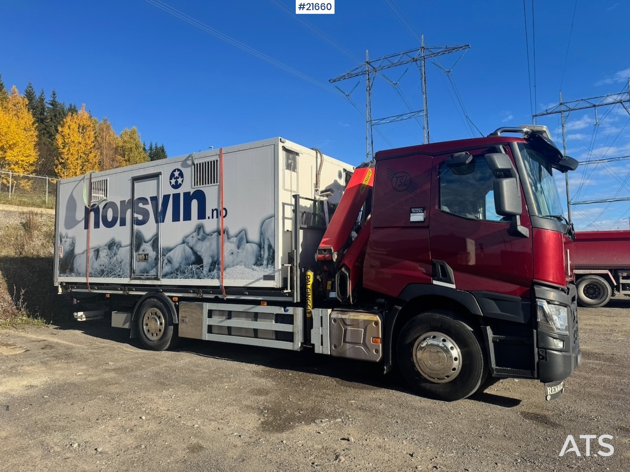 Renault Renault T380 6x2 Kranbil m/ 19 t/m Palfinger - 크레인 트럭 : 사진 2 Renault Renault T380 6x2 Kranbil m/ 19 t/m Palfinger - 크레인 트럭 : 사진 2