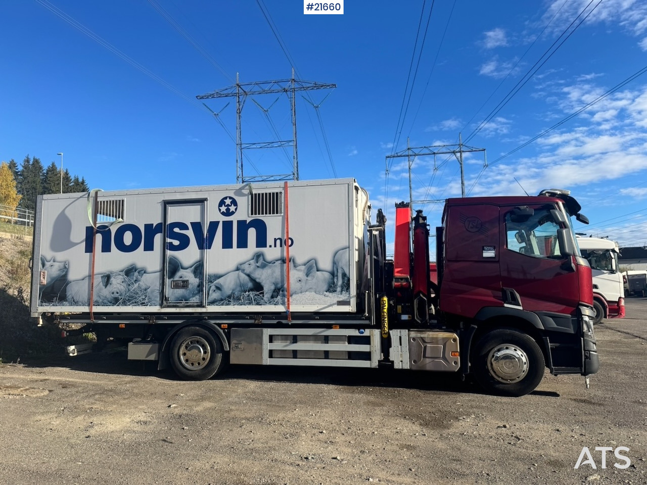 Renault Renault T380 6x2 Kranbil m/ 19 t/m Palfinger - 크레인 트럭 : 사진 3 Renault Renault T380 6x2 Kranbil m/ 19 t/m Palfinger - 크레인 트럭 : 사진 3