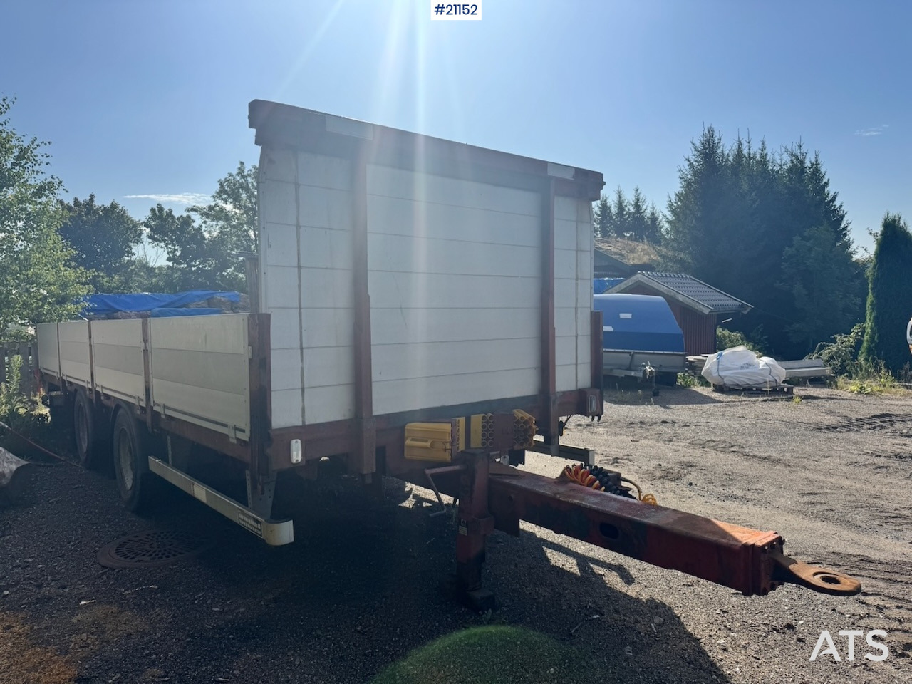 드롭사이드/ 플랫베드 트레일러 Renders Plankjerre : 사진 8