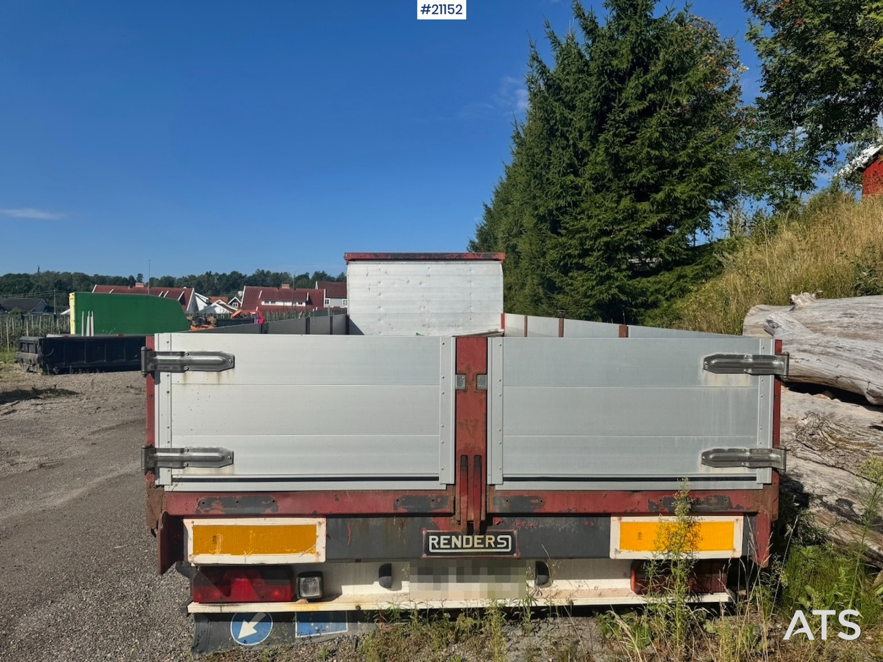 드롭사이드/ 플랫베드 트레일러 Renders Plankjerre : 사진 6