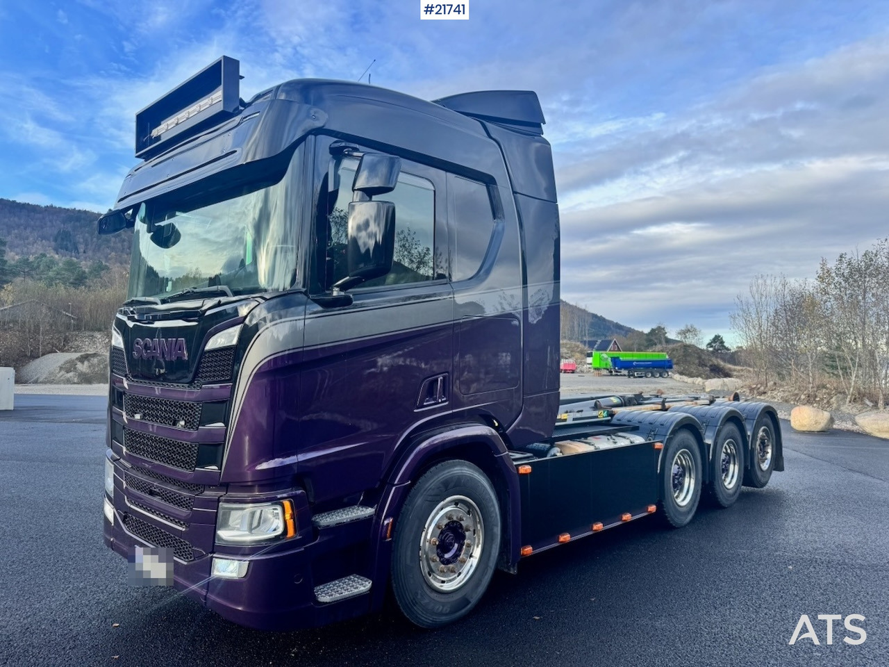 Scania 2018 Scania R580 Tridem Krokbil m/ Kranhydraulikk. Nylakkert! - 후크 리프트 트럭 : 사진 2 Scania 2018 Scania R580 Tridem Krokbil m/ Kranhydraulikk. Nylakkert! - 후크 리프트 트럭 : 사진 2