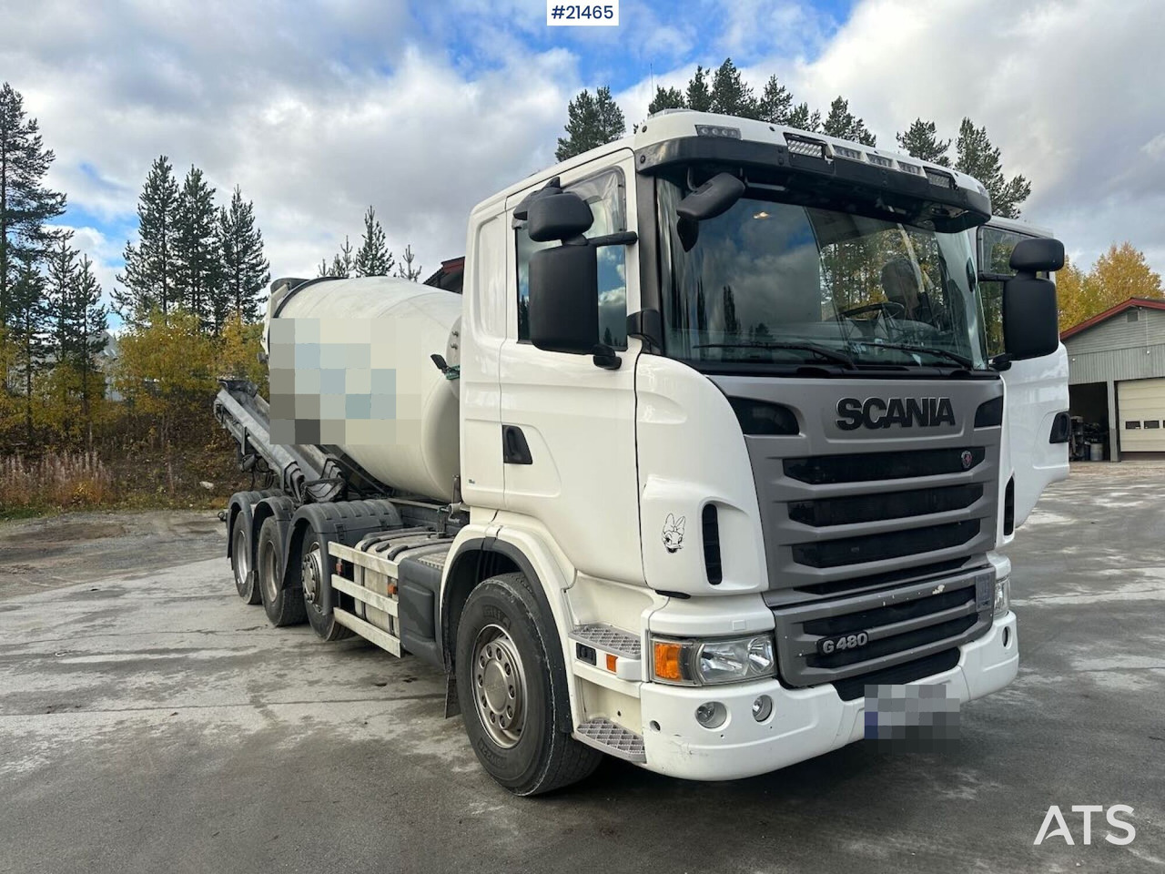 Scania G480 - 콘크리트 믹서 트럭 : 사진 2 Scania G480 - 콘크리트 믹서 트럭 : 사진 2