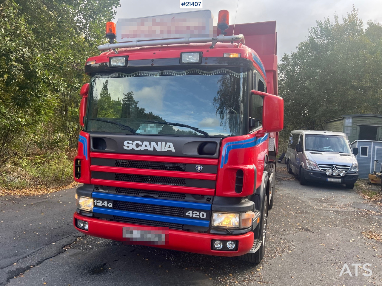 Scania P124G - 덤프트럭 : 사진 3 Scania P124G - 덤프트럭 : 사진 3