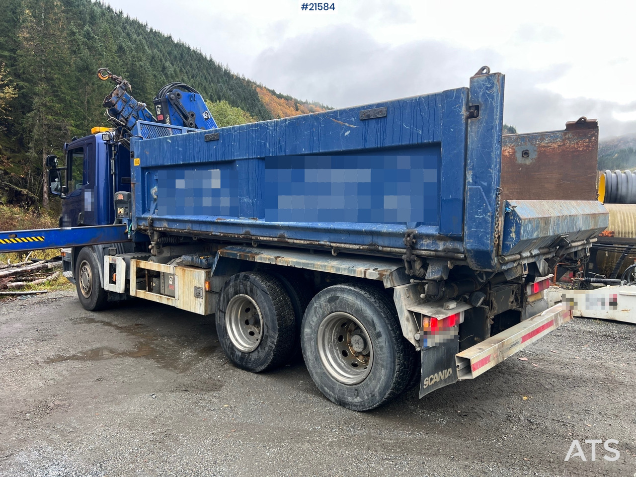 Scania P380 6x2 kranbil m/tipp, m/14t/ og m/Hiab kran - 크레인 트럭 : 사진 5 Scania P380 6x2 kranbil m/tipp, m/14t/ og m/Hiab kran - 크레인 트럭 : 사진 5