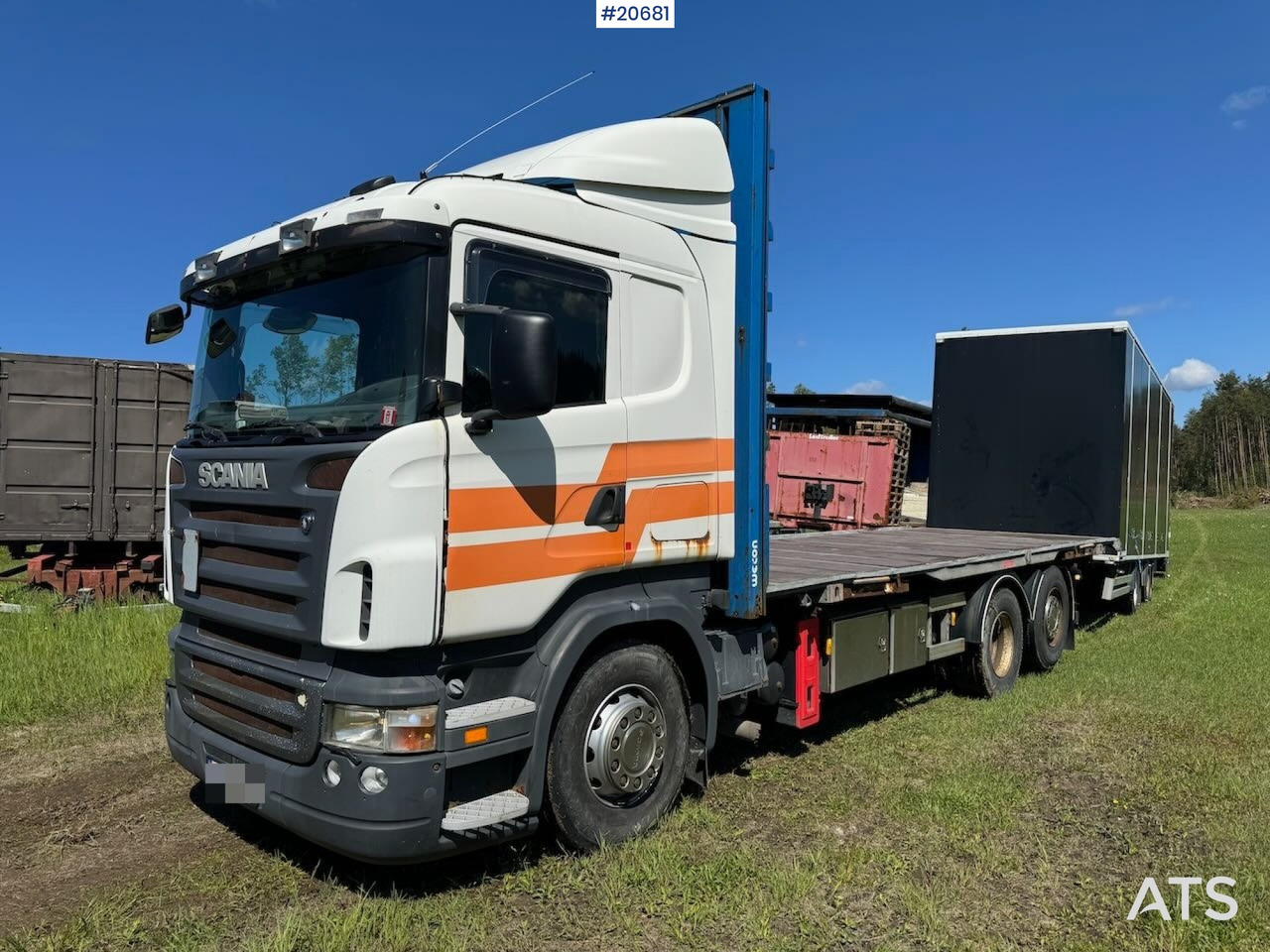 Scania R420 - 컨테이너 운반 장치/ 스와프 보디 트럭 : 사진 1 Scania R420 - 컨테이너 운반 장치/ 스와프 보디 트럭 : 사진 1