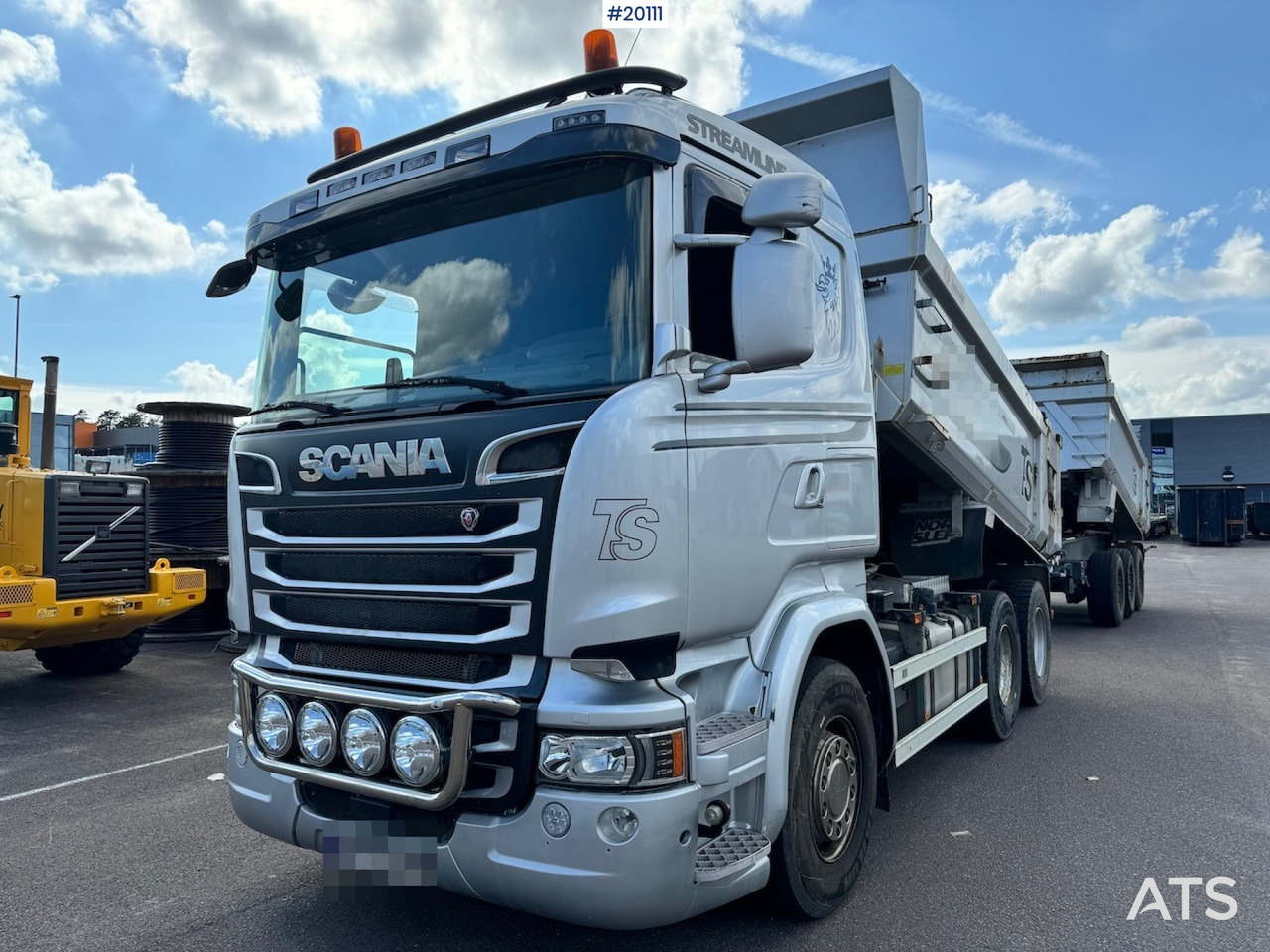 Scania R580 - 덤프트럭 : 사진 2 Scania R580 - 덤프트럭 : 사진 2