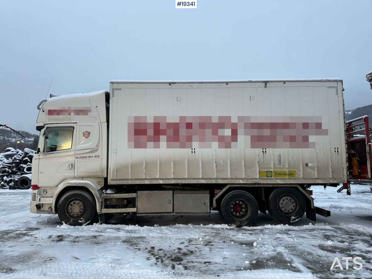 Scania R580 - 박스 트럭 : 사진 2 Scania R580 - 박스 트럭 : 사진 2