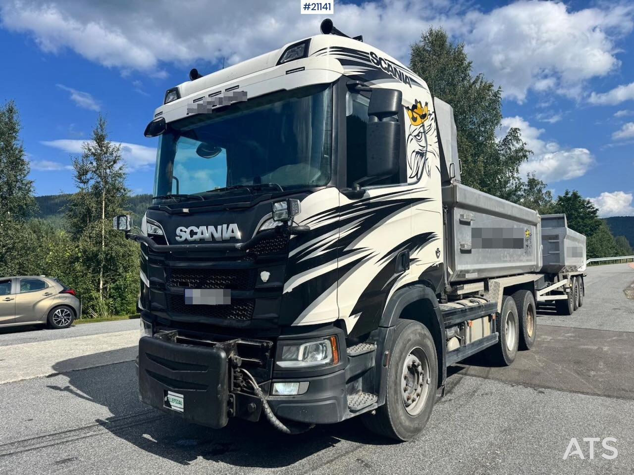 Scania R580 - 덤프트럭 : 사진 2 Scania R580 - 덤프트럭 : 사진 2