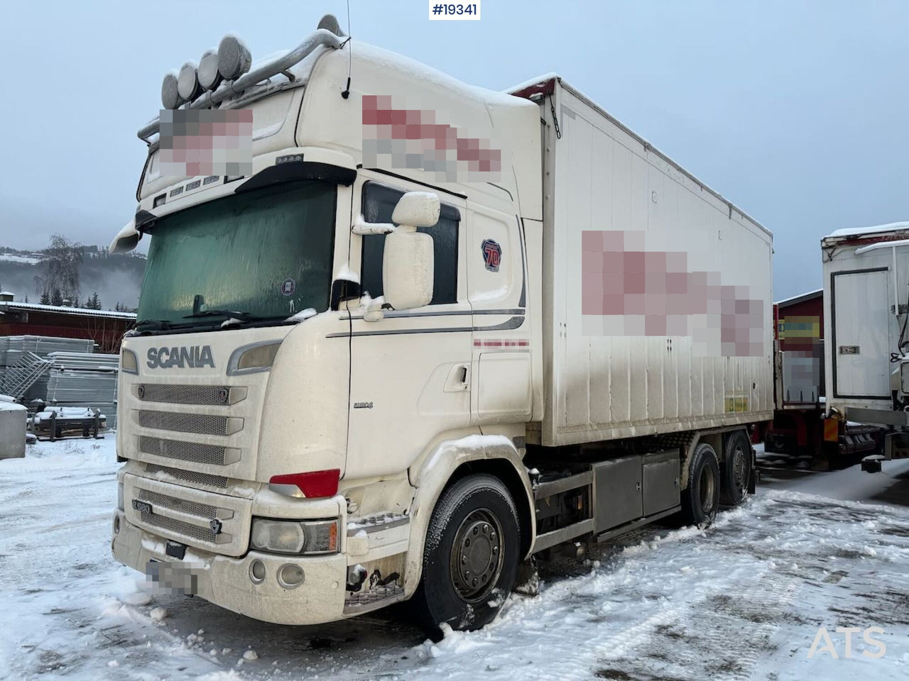 Scania R580 - 박스 트럭 : 사진 1 Scania R580 - 박스 트럭 : 사진 1