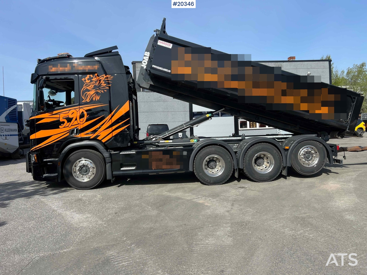 Scania R590 - 후크 리프트 트럭 : 사진 5 Scania R590 - 후크 리프트 트럭 : 사진 5