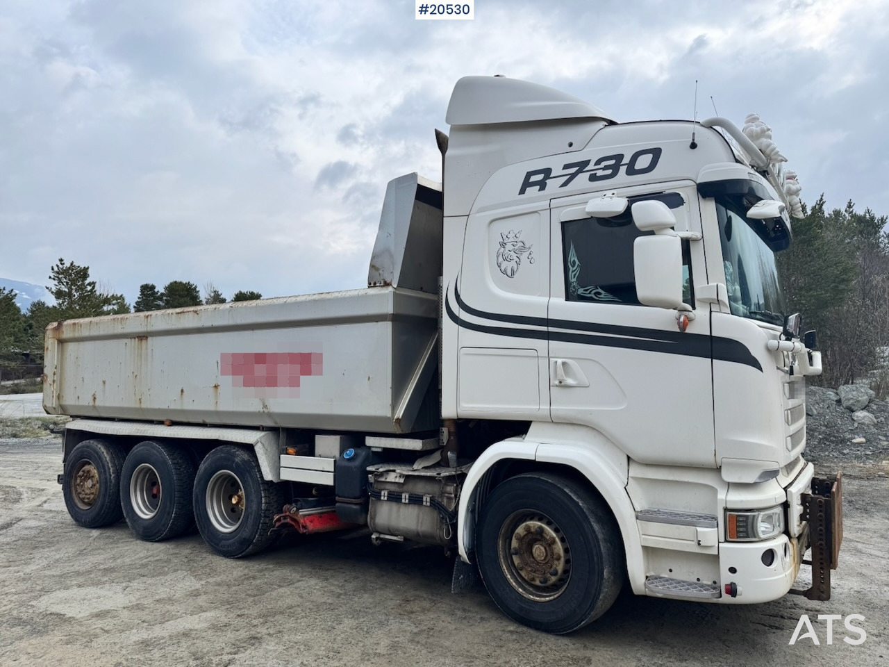Scania R730 - 덤프트럭 : 사진 2 Scania R730 - 덤프트럭 : 사진 2