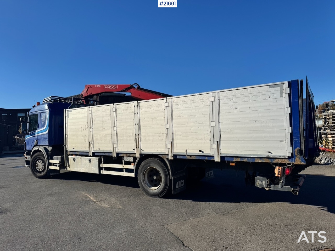 Scania Scania P320 4x2 Kranbil m/ 16,5 t/m Fassi kran og Løftelem. - 크레인 트럭 : 사진 5 Scania Scania P320 4x2 Kranbil m/ 16,5 t/m Fassi kran og Løftelem. - 크레인 트럭 : 사진 5