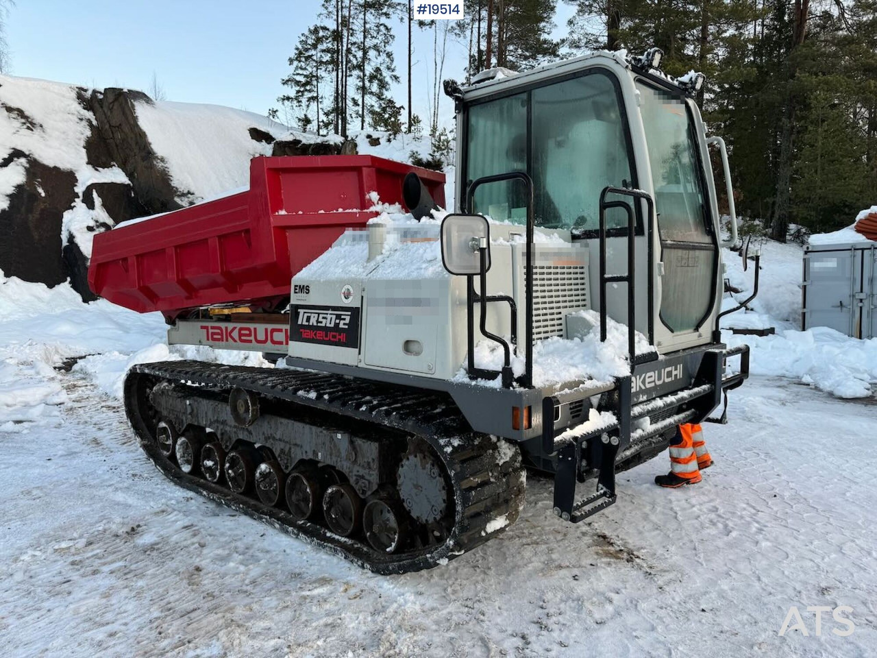 Takeuchi TCR50-2 - 덤프 : 사진 1 Takeuchi TCR50-2 - 덤프 : 사진 1