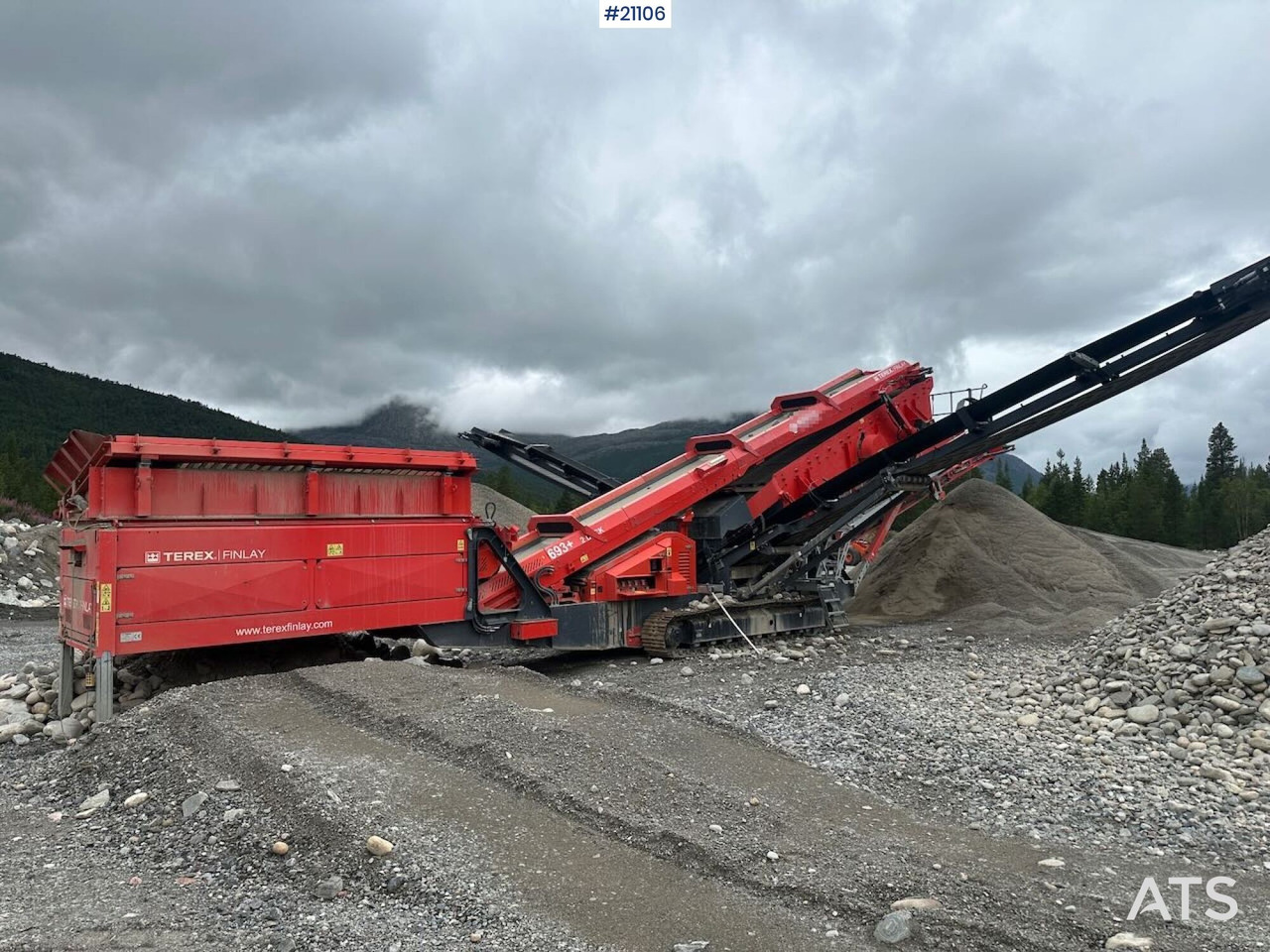 Terex Finlay 693+ - 스크리너 : 사진 1 Terex Finlay 693+ - 스크리너 : 사진 1