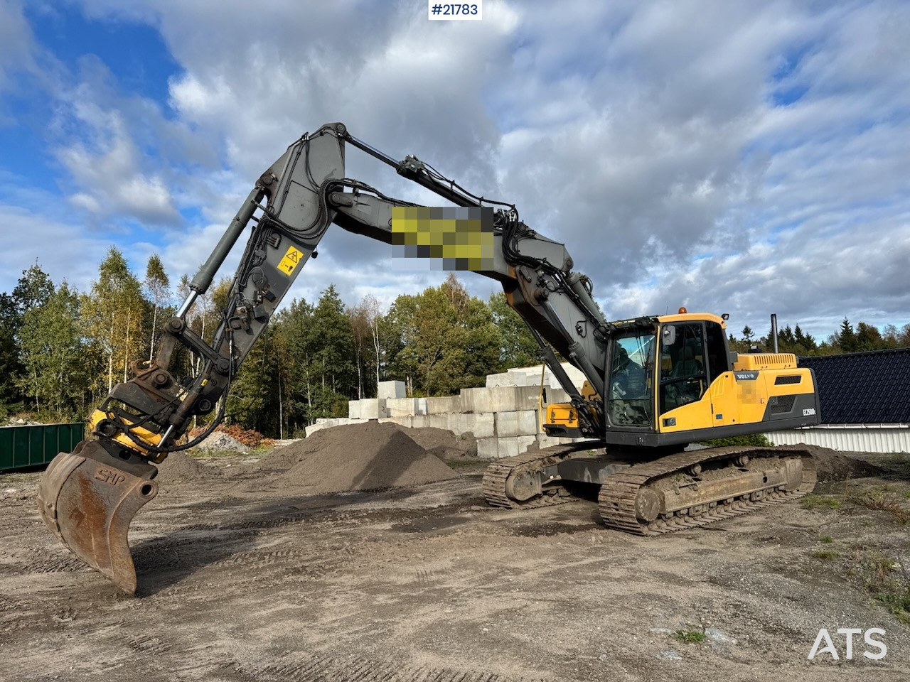 Volvo 2012 Volvo EC250 m/ Rototilt, GPS og 2 skuffer. - 크롤러 굴삭기 : 사진 3 Volvo 2012 Volvo EC250 m/ Rototilt, GPS og 2 skuffer. - 크롤러 굴삭기 : 사진 3