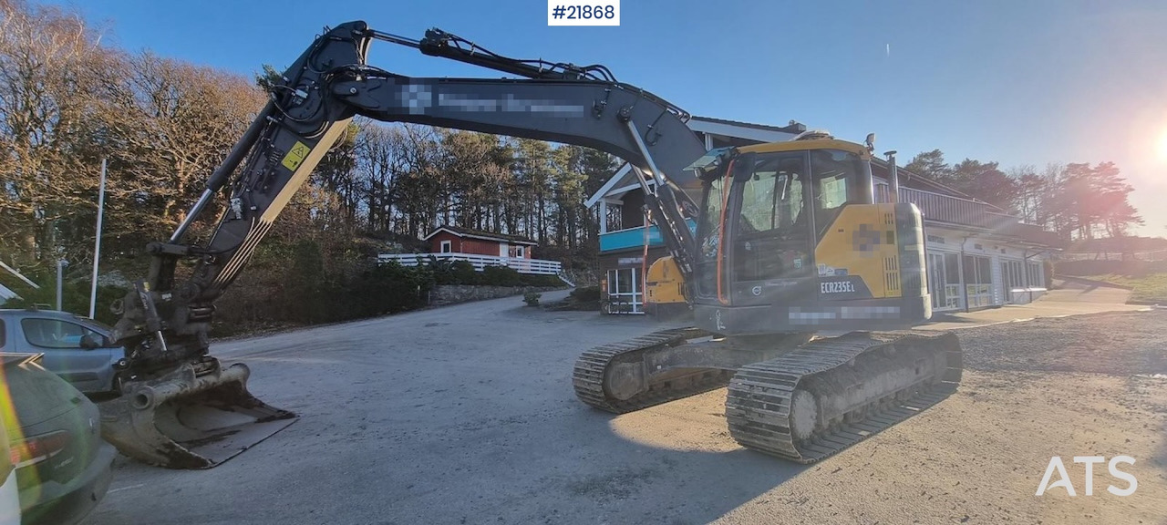 Volvo ECR235 EL gravemaskin m/ graveskuffe, pusseskuffe, rototilt og gps - 굴착기 : 사진 5 Volvo ECR235 EL gravemaskin m/ graveskuffe, pusseskuffe, rototilt og gps - 굴착기 : 사진 5