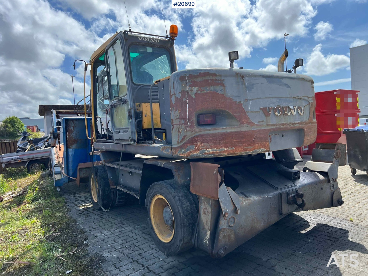 Volvo EW160B hjulmaskin m/ støtte bein og skjær - 휠 로더 : 사진 1 Volvo EW160B hjulmaskin m/ støtte bein og skjær - 휠 로더 : 사진 1