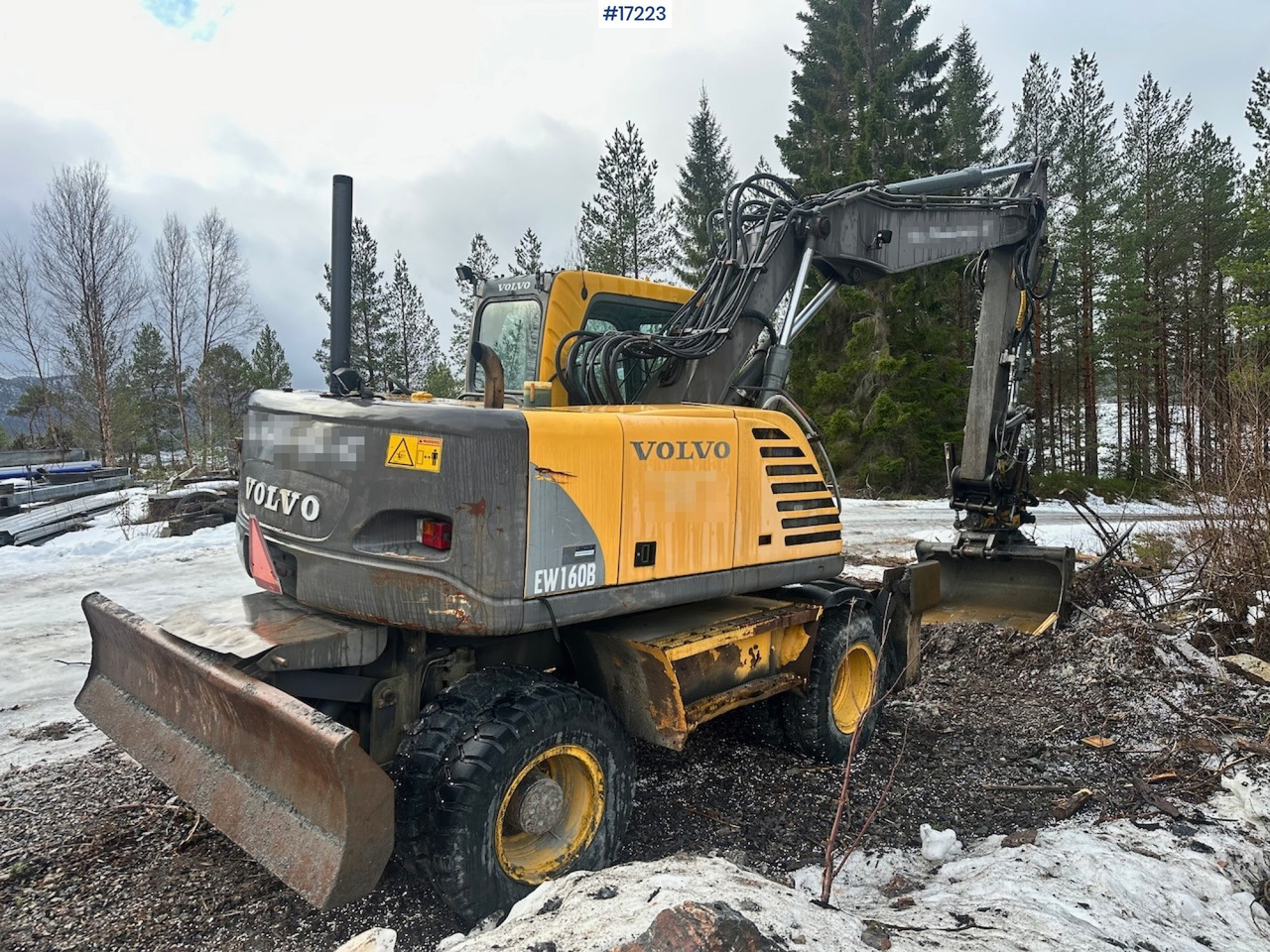 Volvo EW160B - 굴착기 : 사진 5 Volvo EW160B - 굴착기 : 사진 5