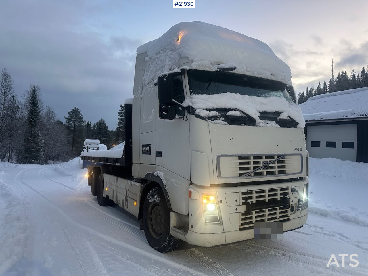 Volvo FH12 brøyterigget krokbil m/ danskerumpe og flak. SE VIDEO - 후크 리프트 트럭 : 사진 4 Volvo FH12 brøyterigget krokbil m/ danskerumpe og flak. SE VIDEO - 후크 리프트 트럭 : 사진 4