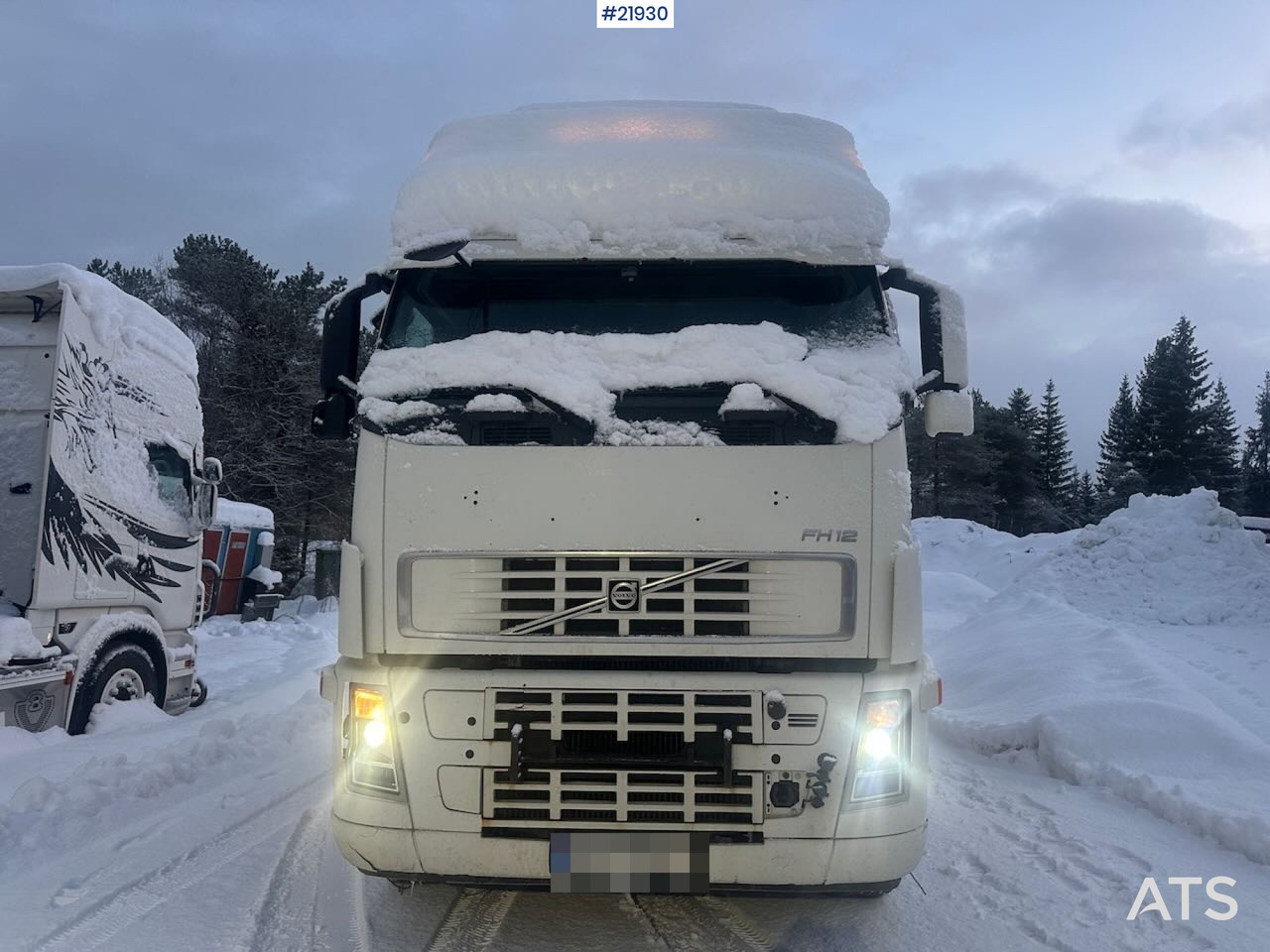 Volvo FH12 brøyterigget krokbil m/ danskerumpe og flak. SE VIDEO - 후크 리프트 트럭 : 사진 3 Volvo FH12 brøyterigget krokbil m/ danskerumpe og flak. SE VIDEO - 후크 리프트 트럭 : 사진 3