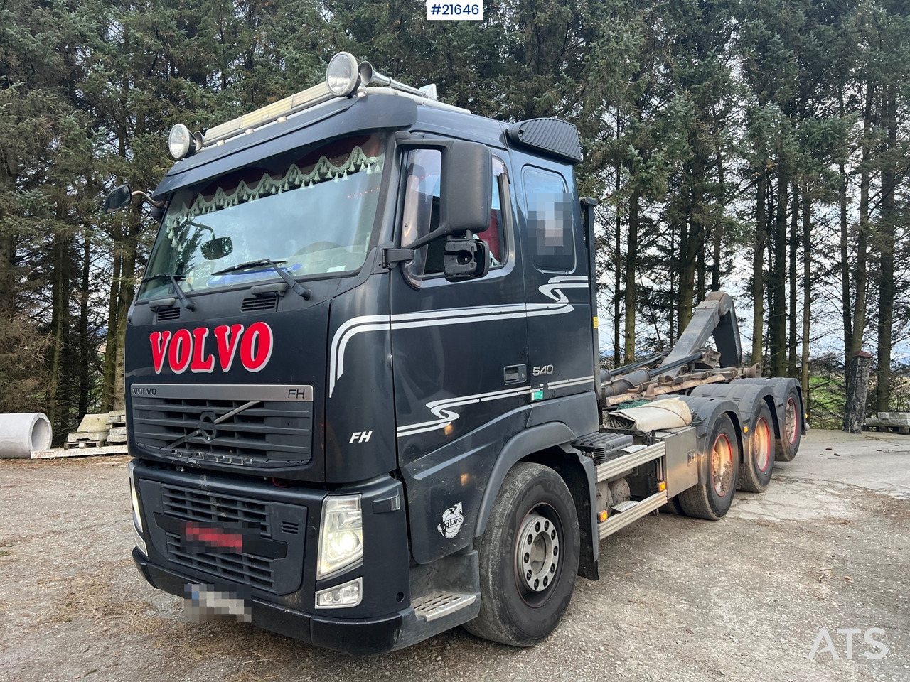 Volvo FH13 8x4 tridem krokbil m/ 20t Hiab krok og opplegg for kran - 크레인 트럭 : 사진 1 Volvo FH13 8x4 tridem krokbil m/ 20t Hiab krok og opplegg for kran - 크레인 트럭 : 사진 1