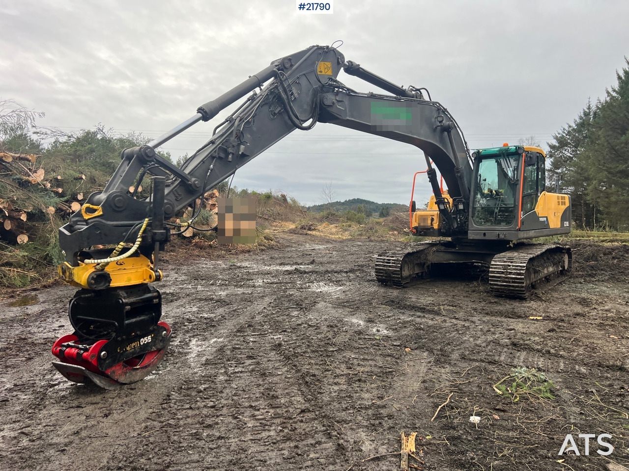 Volvo ec210cl gravemaskin m/ rototilt, pusseskuffe og tannskuffe - 굴착기 : 사진 2 Volvo ec210cl gravemaskin m/ rototilt, pusseskuffe og tannskuffe - 굴착기 : 사진 2