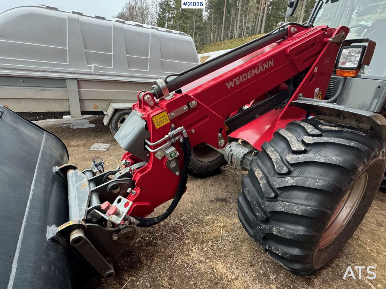 망원형 휠 로더 Weidemann 5080T : 사진 14 망원형 휠 로더 Weidemann 5080T : 사진 14